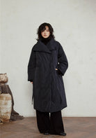 Winter Steppjacke Damen Lang