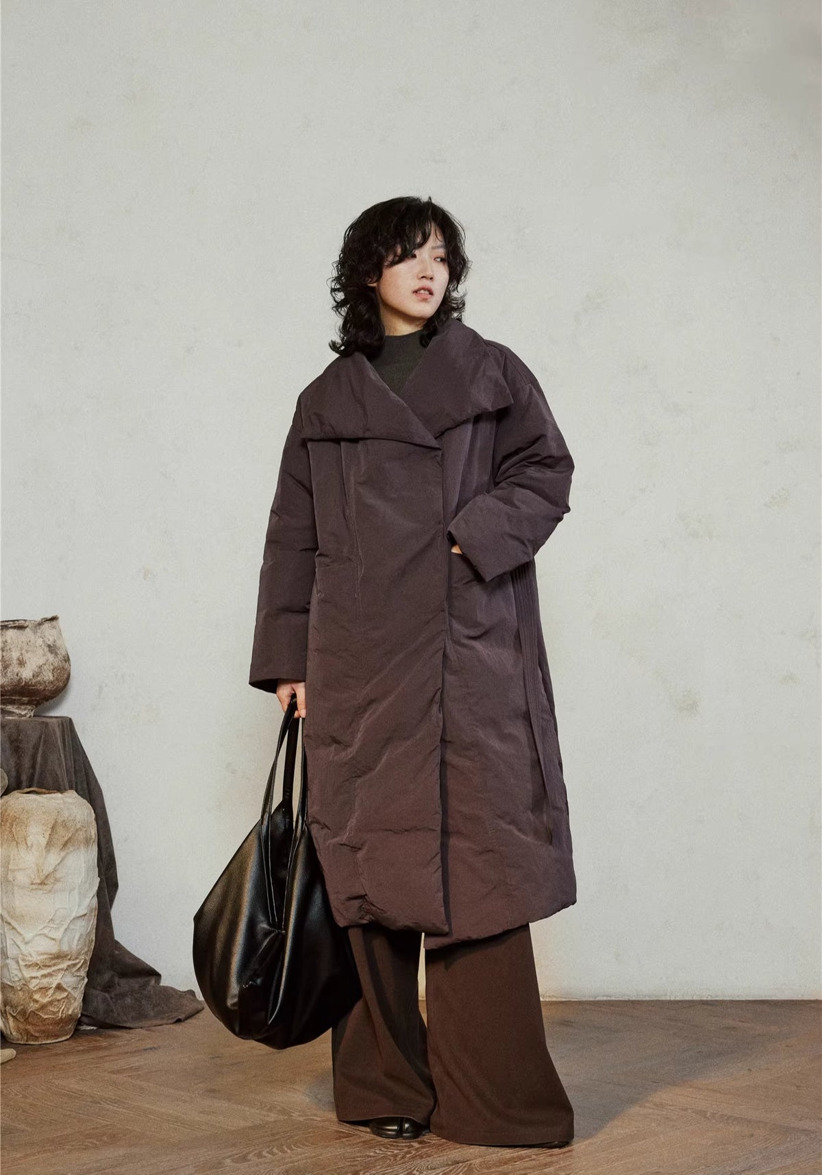 Winter Steppjacke Damen Lang