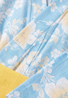 Yukata Blau Gelb