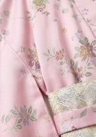Yukata-Kleid Blumen Rosa