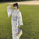 Yukata Weiß Blau