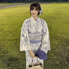 Yukata Weiß Blau