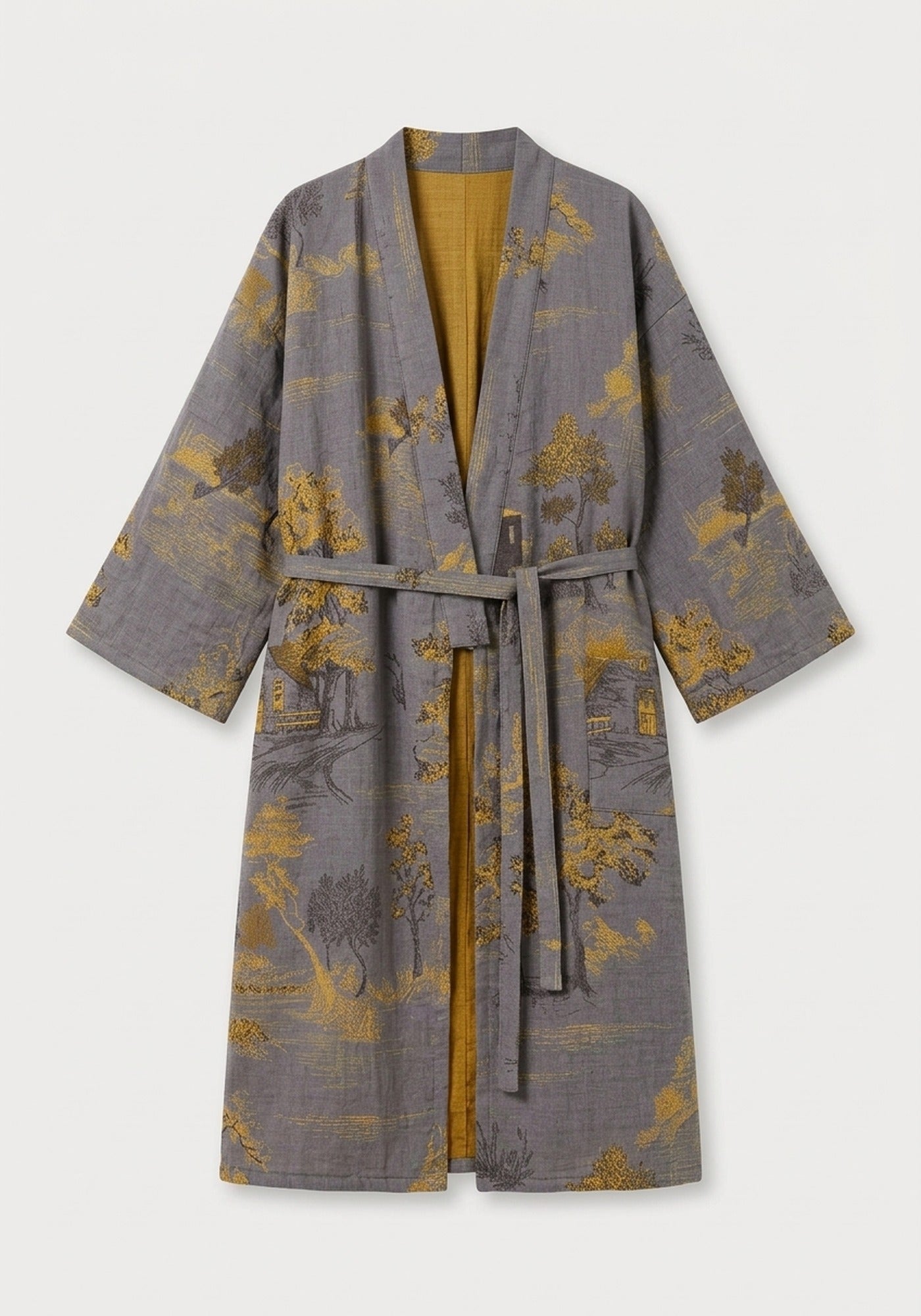 Jacquard Kimono
