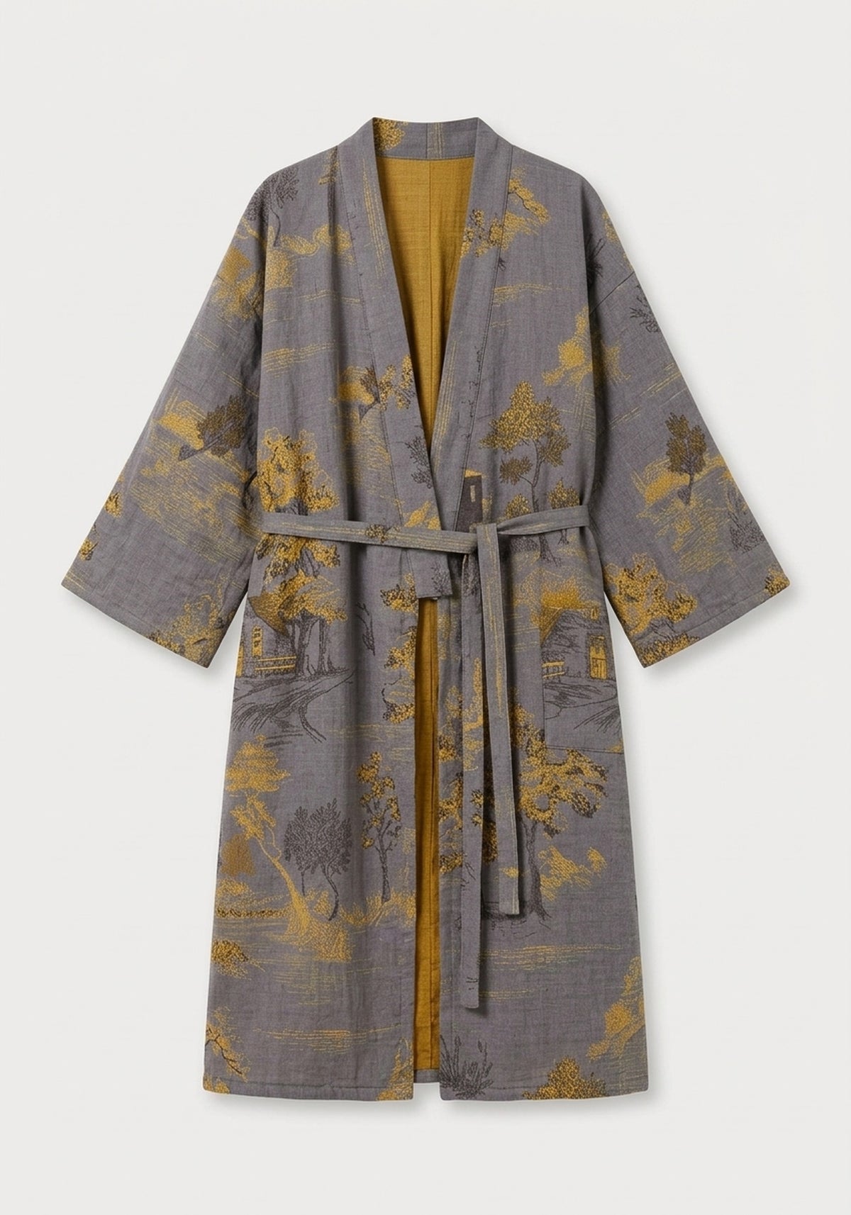 Jacquard Kimono