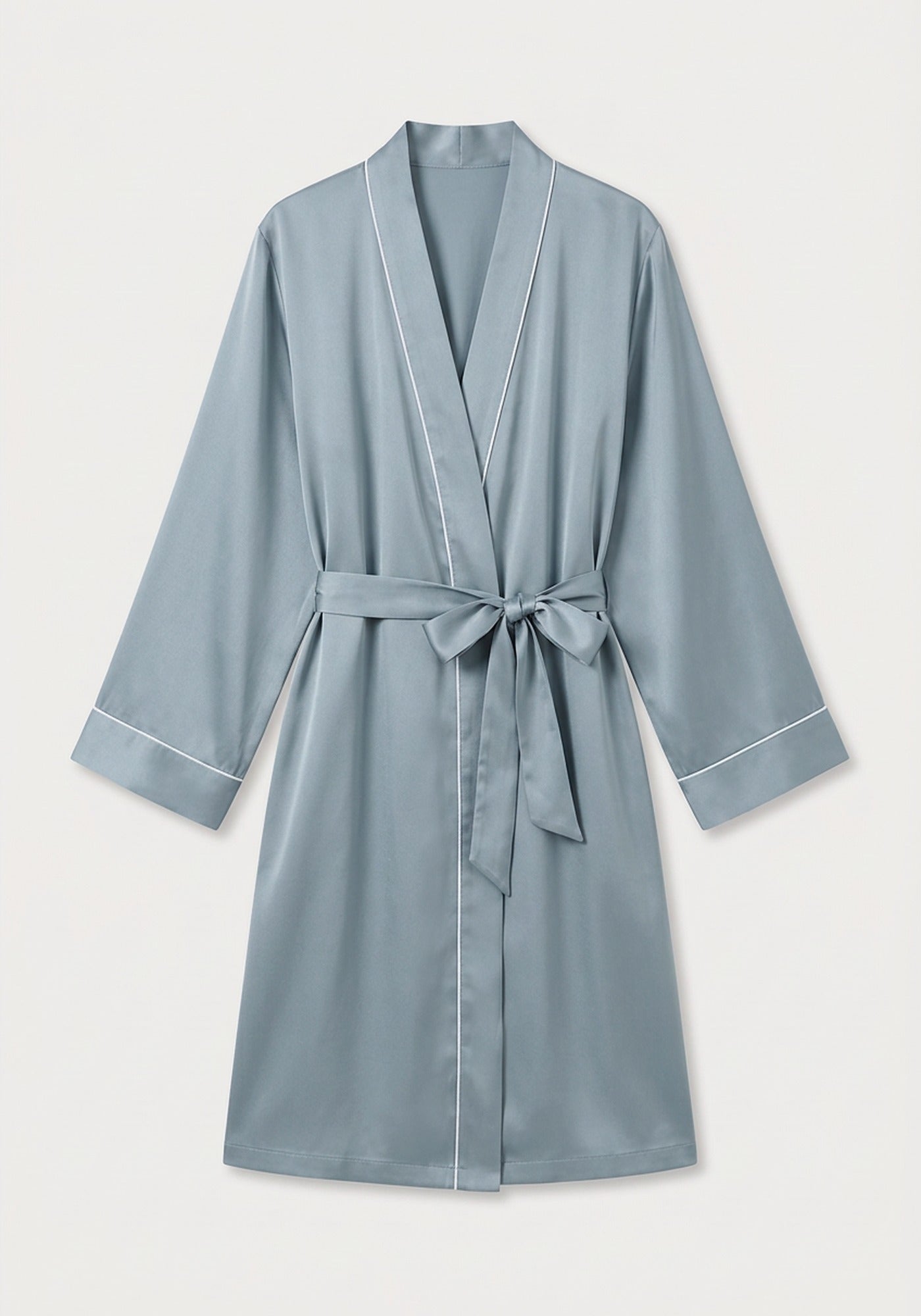 Kimono Morgenmantel Damen Kurz Seide