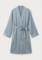 Kimono Morgenmantel Damen Kurz Seide