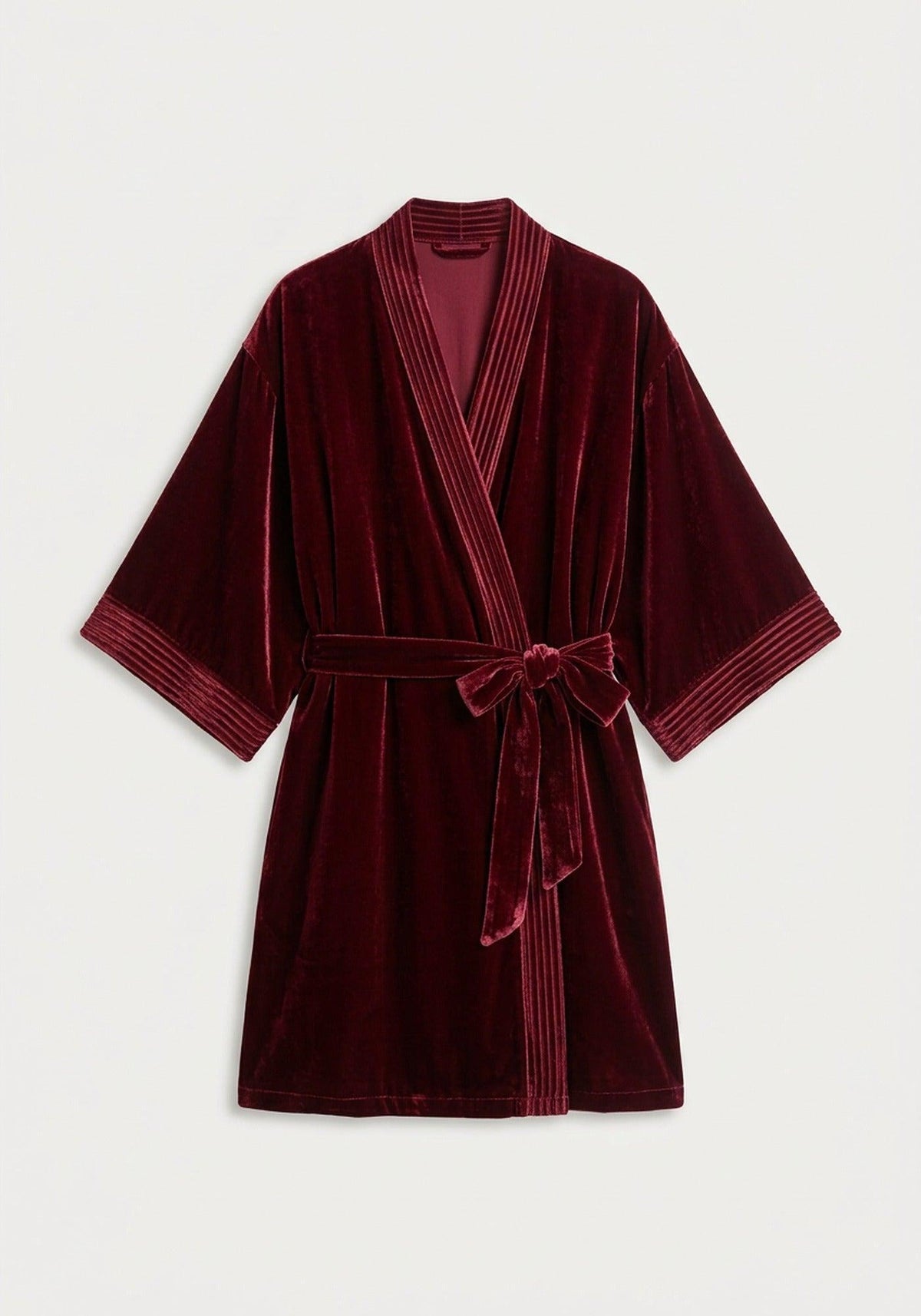 Kimono Morgenmantel Damen Seide