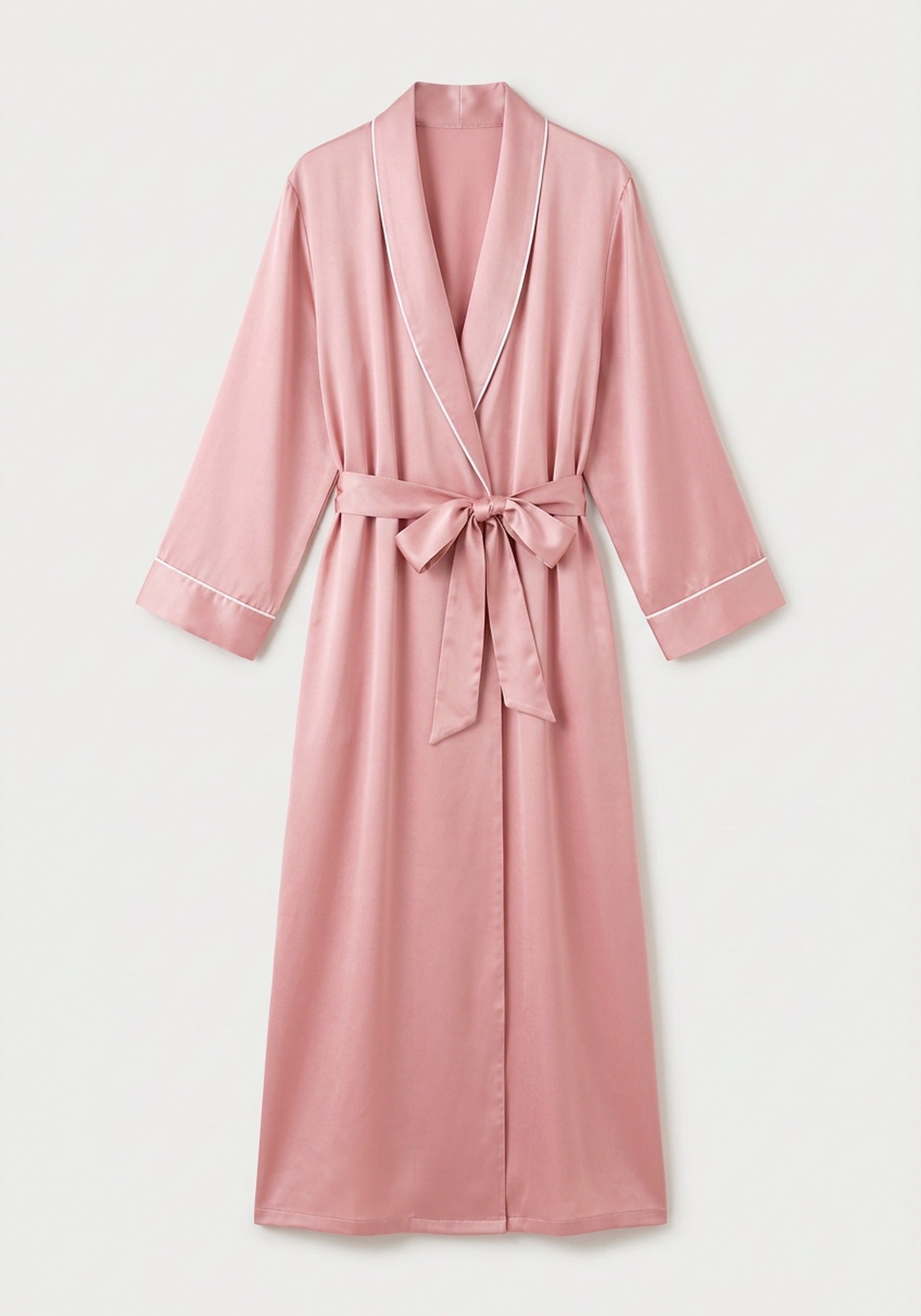 Kimono Morgenmantel Seide Lang