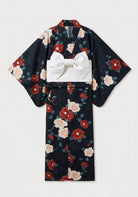 Kimono Schwarz Lang