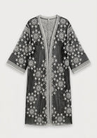Kimono Schwarz Spitze