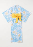 Yukata Blau Gelb
